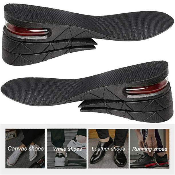 1 pair Wedge Heel Height Increase Shoes Insole Foam Rubber Taller Shoe Insert US 